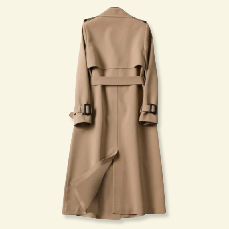 Damski trencz z paskiem i klamrami-Coats for Women-Olave