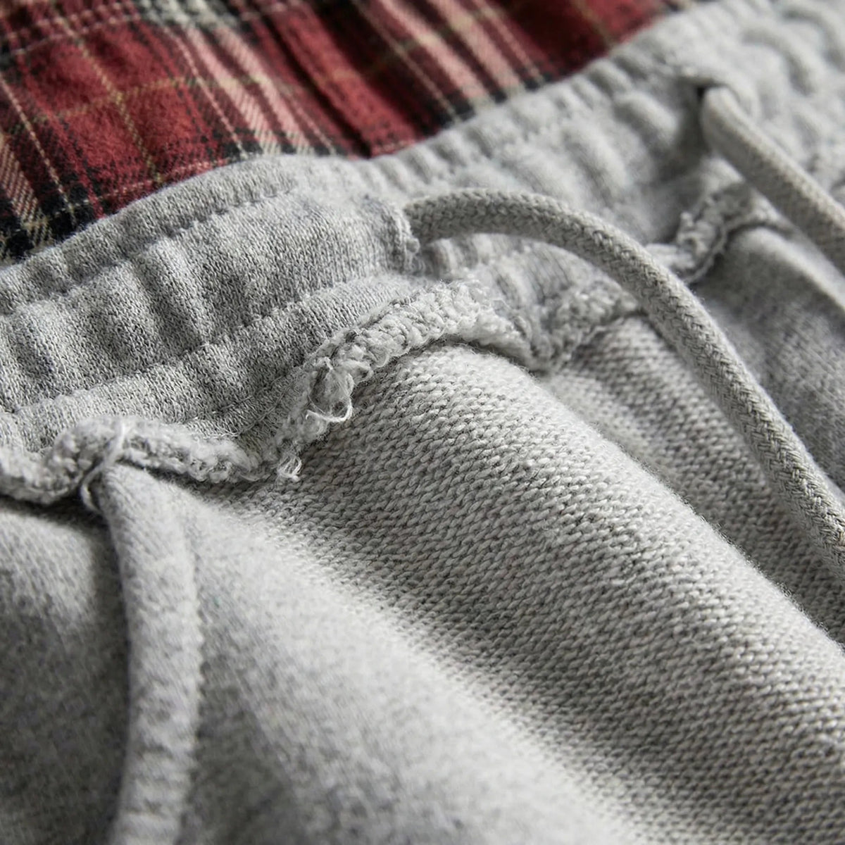 Damskie spodnie dresowe z szerokimi nogawkami i pasem w kratę-Pants for Women-Olave