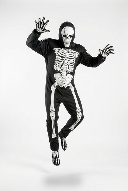 Kostium na Halloween Szkielet z maską unisex-Halloween-Olave