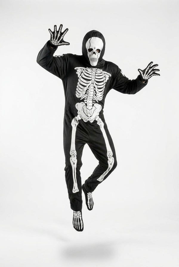 Kostium na Halloween Szkielet z maską unisex-Halloween-Olave