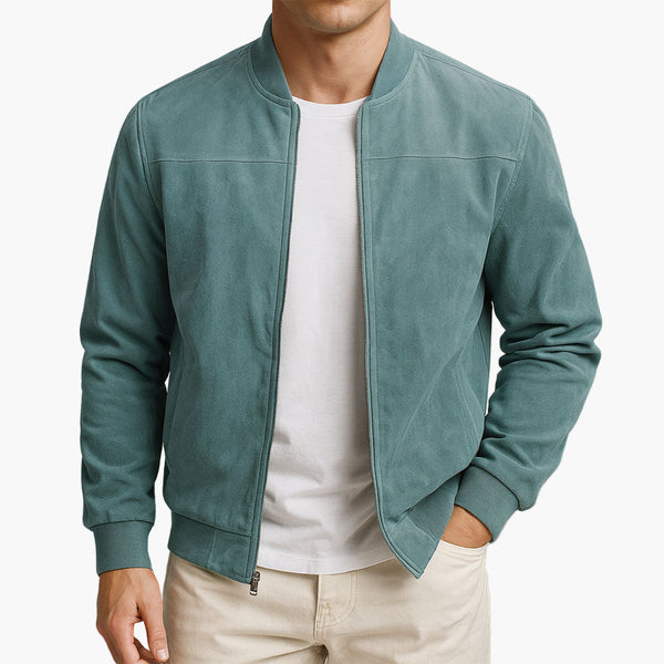 Męska kurtka bomberka ze stójką-Jackets for men-Olave