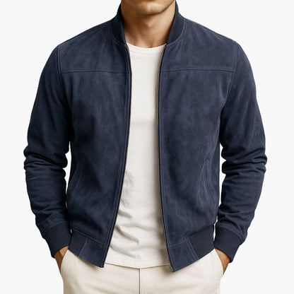 Męska kurtka bomberka ze stójką-Jackets for men-Olave