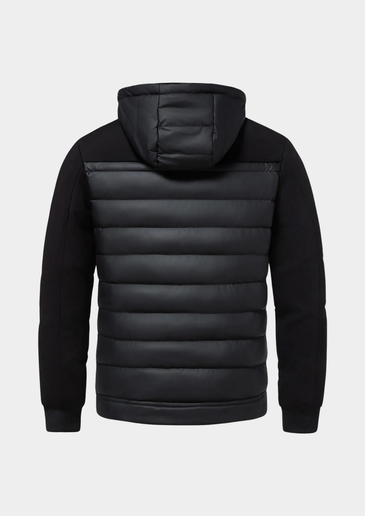 Męska kurtka hybrydowa typu puffer z kapturem-Jackets for men-Olave