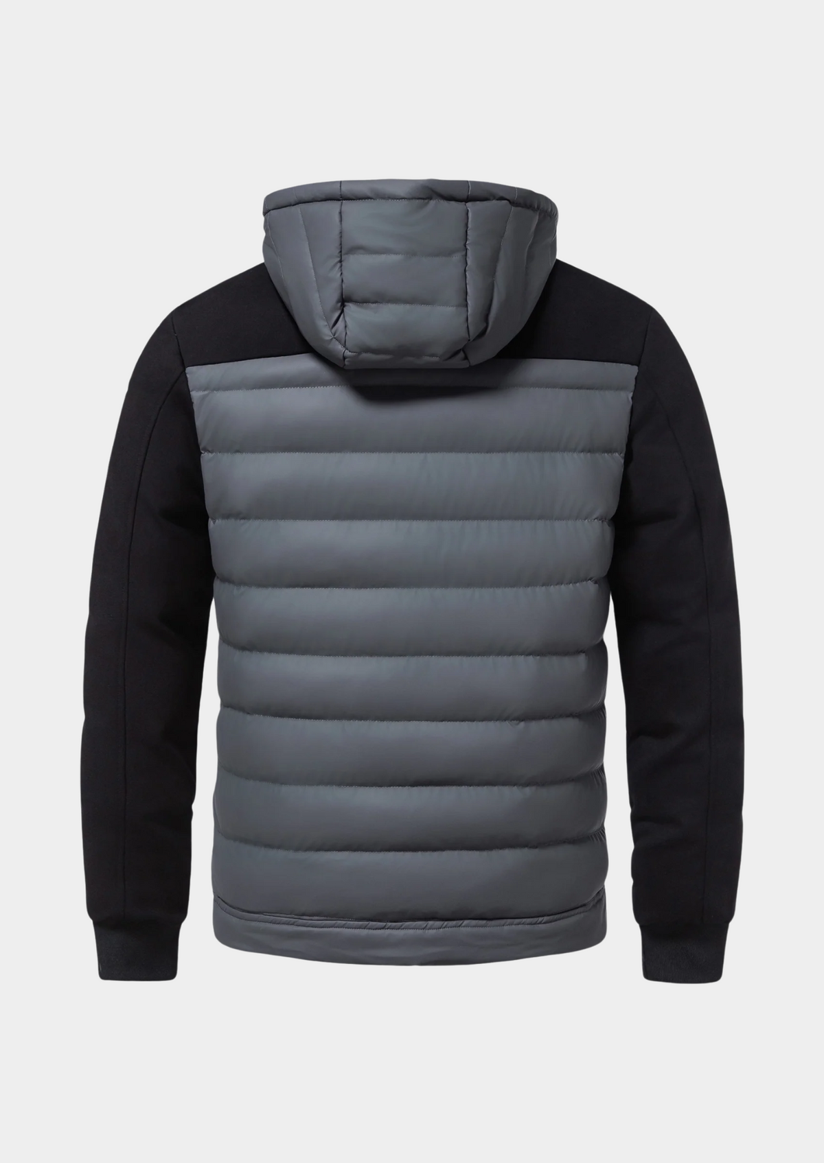 Męska kurtka hybrydowa typu puffer z kapturem-Jackets for men-Olave