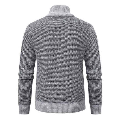 Męska kurtka hybrydowa z dzianiny i pikowania-Jackets for men-Olave