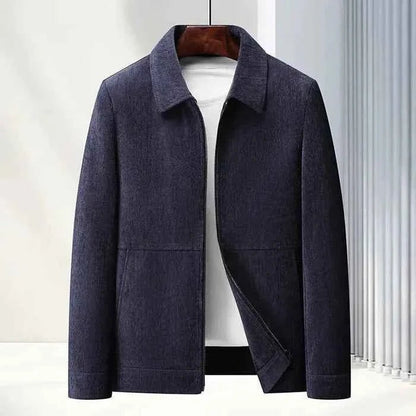 Męska kurtka zapinana na zamek o fakturowanej strukturze-Jackets for men-Olave