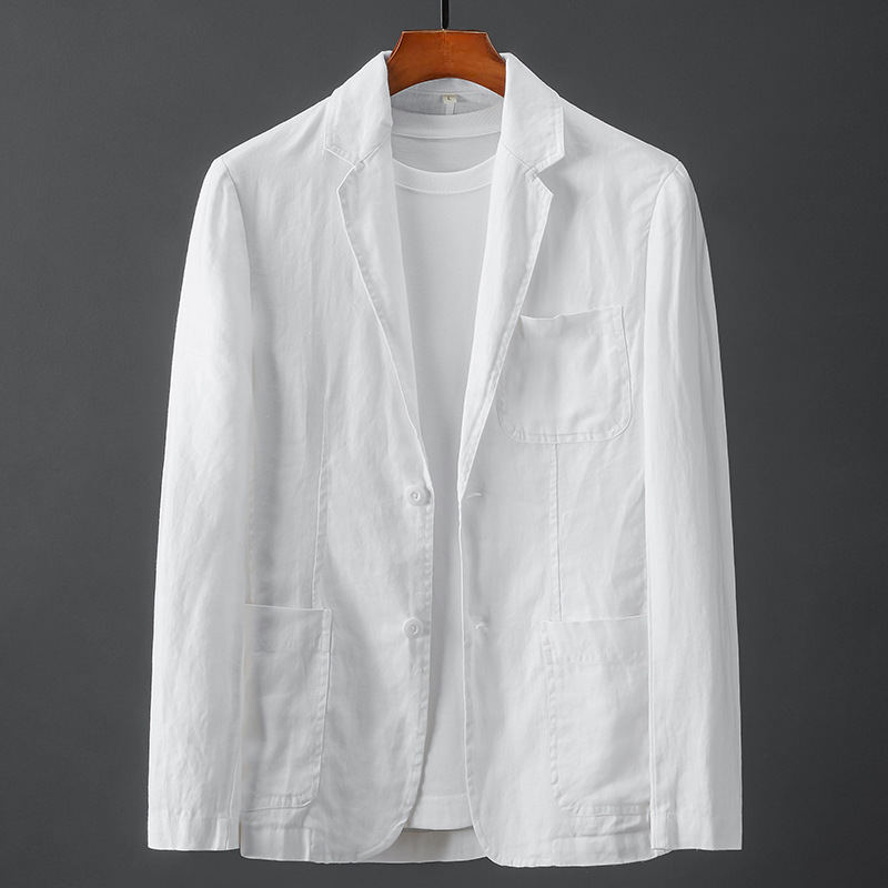 Męska marynarka z naszywanymi kieszeniami-Blazer for men-Olave
