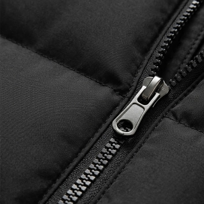 Męska pikowana kamizelka z kieszeniami na zamek-Vests for men-Olave
