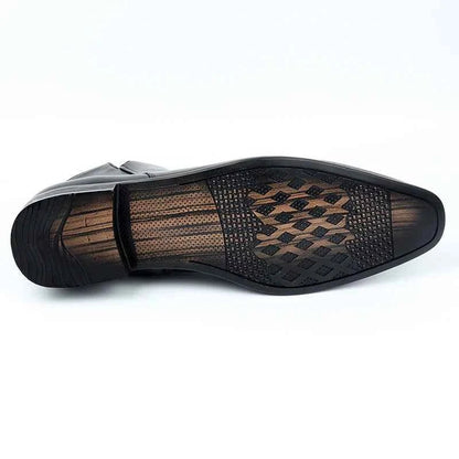 Męskie botki sztyblety z uchwytami-Footwear for men-Olave