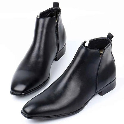 Męskie botki sztyblety z uchwytami-Footwear for men-Olave