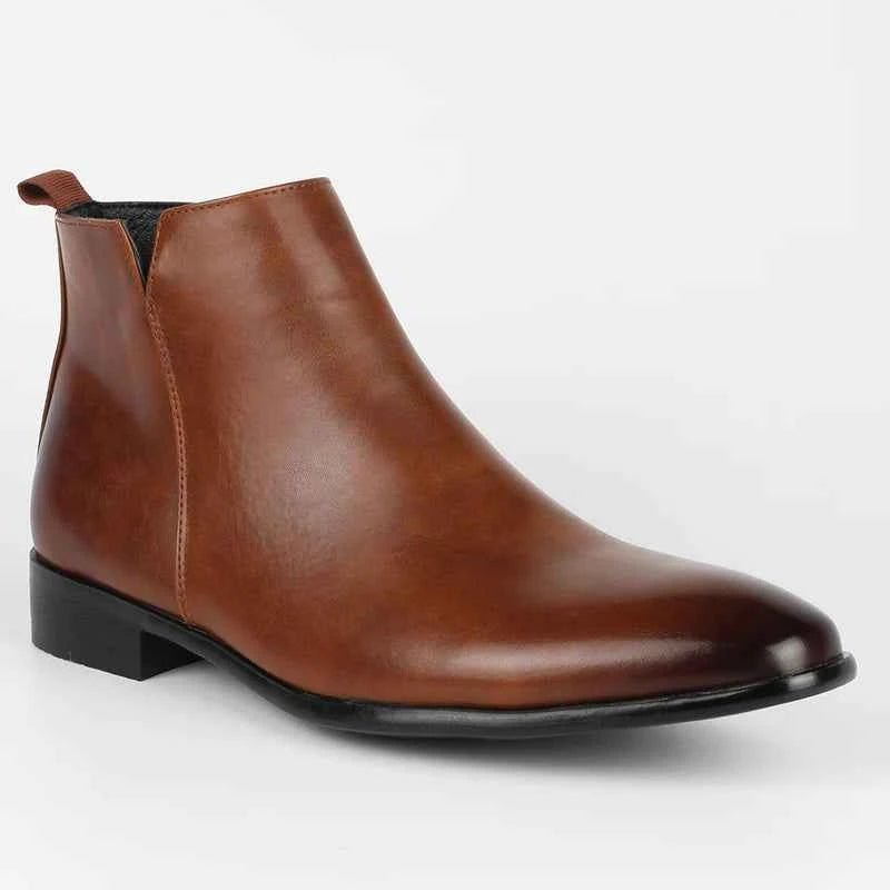 Męskie botki sztyblety z uchwytami-Footwear for men-Olave