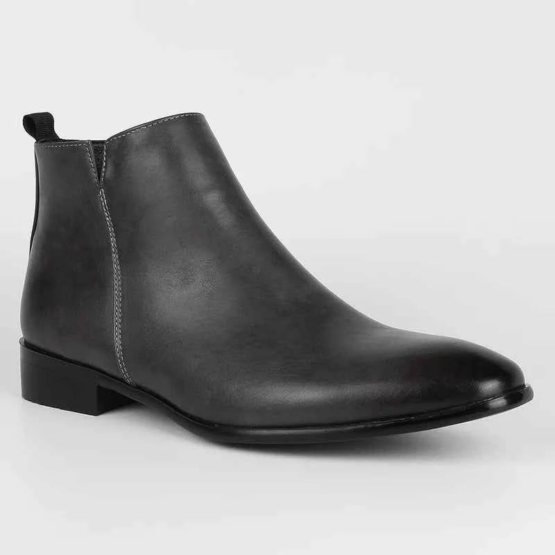 Męskie botki sztyblety z uchwytami-Footwear for men-Olave