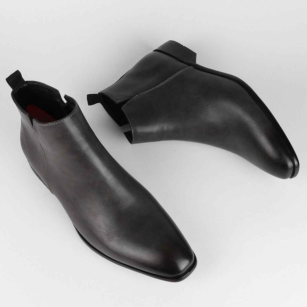 Męskie botki sztyblety z uchwytami-Footwear for men-Olave
