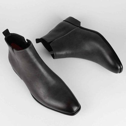 Męskie botki sztyblety z uchwytami-Footwear for men-Olave