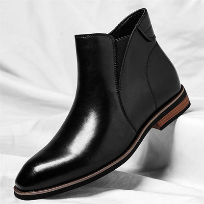 Męskie botki z elastycznymi panelami bocznymi-Footwear for men-Olave