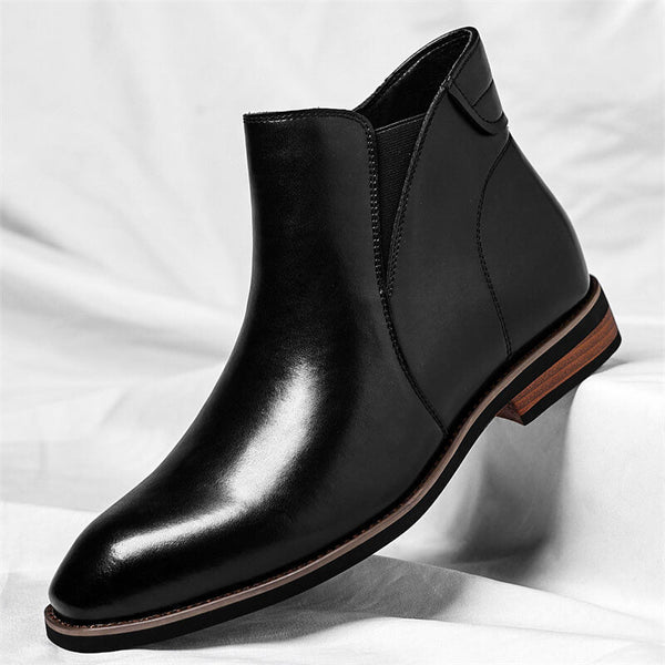 Męskie botki z elastycznymi panelami bocznymi-Footwear for men-Olave