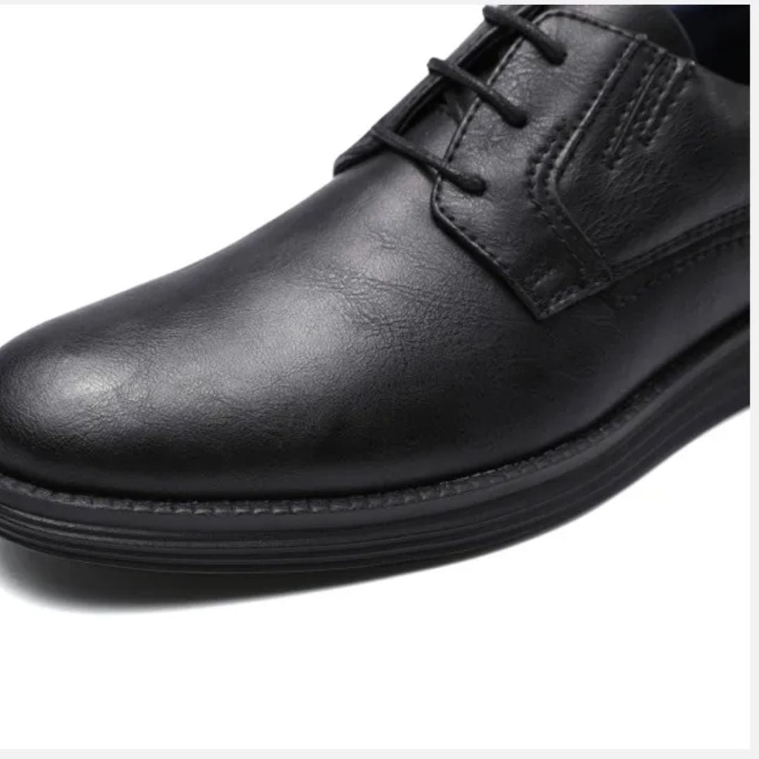 Męskie sneakersy typu derby sznurowane z kontrastową podeszwą-Footwear for men-Olave