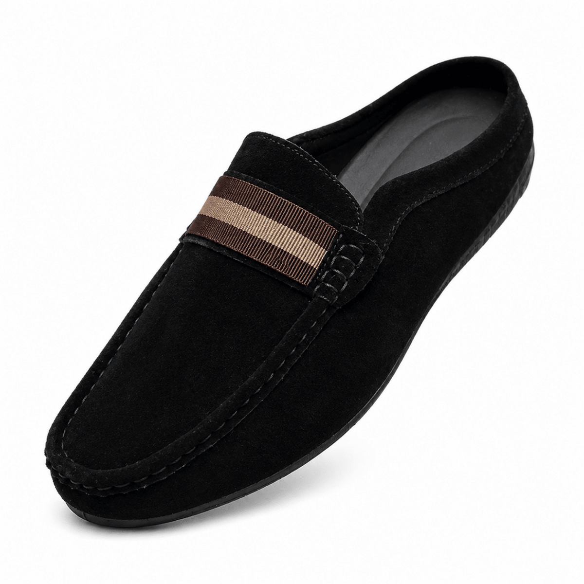 Męskie zamszowe mokasyny wsuwane-Footwear for men-Olave