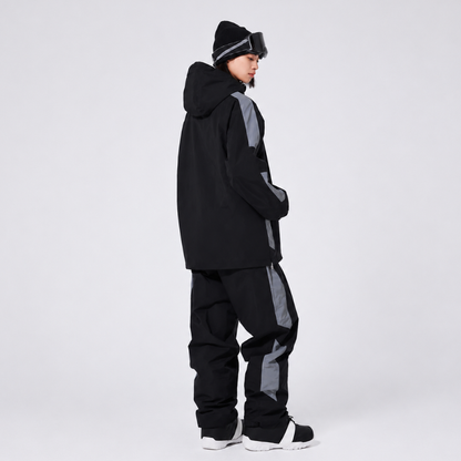 Unisex komplet narciarski z kapturem i zamkiem pod szyją-Sets for women-Olave