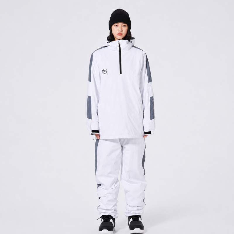 Unisex komplet narciarski z kapturem i zamkiem pod szyją-Sets for women-Olave