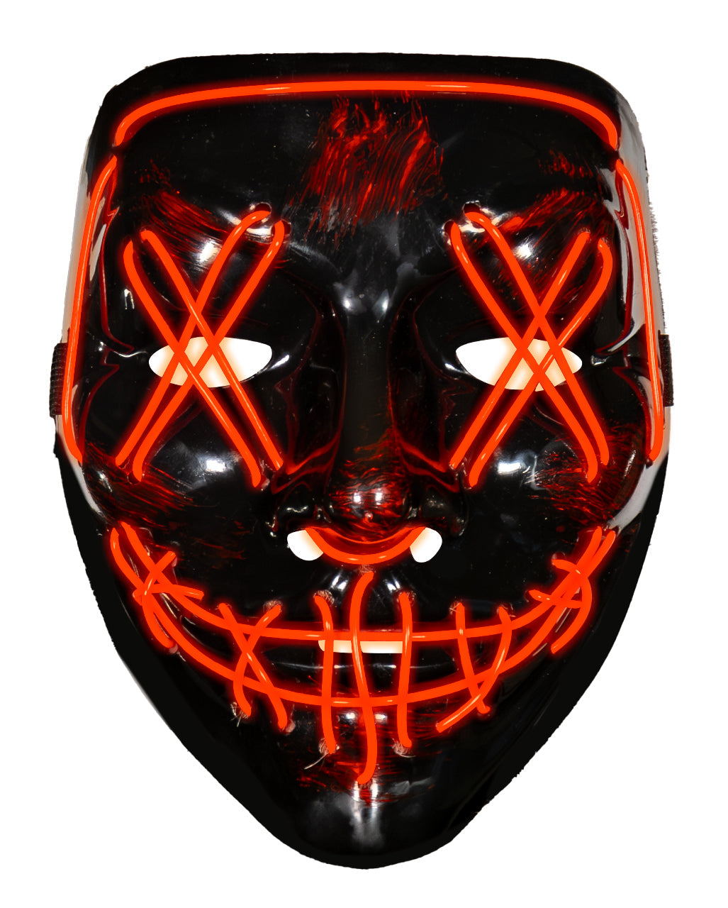 Unisex maska na Halloween LED z efektem rozbryzgu-Halloween-Olave