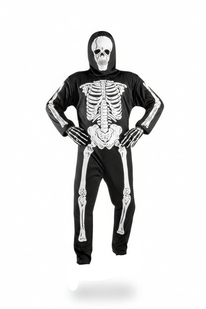 Kostium na Halloween Szkielet z maską unisex-Halloween-Olave