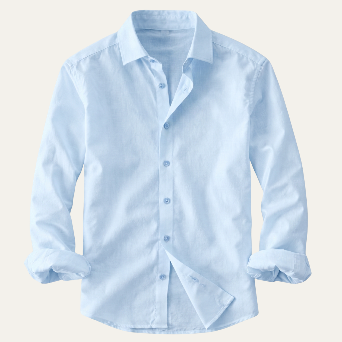 Męska koszula z długim rękawem-Shirts for men-Olave