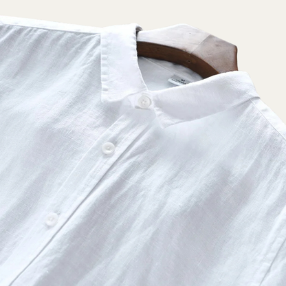 Męska koszula z długim rękawem-Shirts for men-Olave
