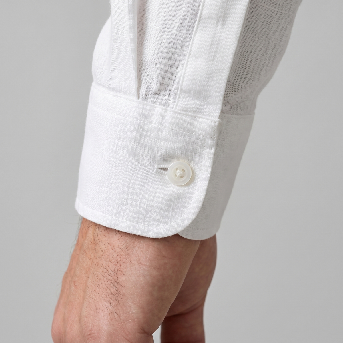 Męska koszula z długim rękawem zapinana na guziki-Shirts for men-Olave