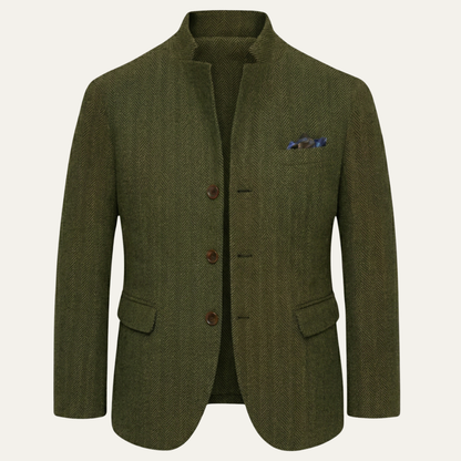 Męska marynarka z tweedu w jodełkę-Jackets for men-Olave