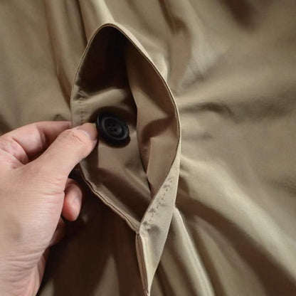 Męski płaszcz średniej długości zapinany na guziki-Coats for men-Olave