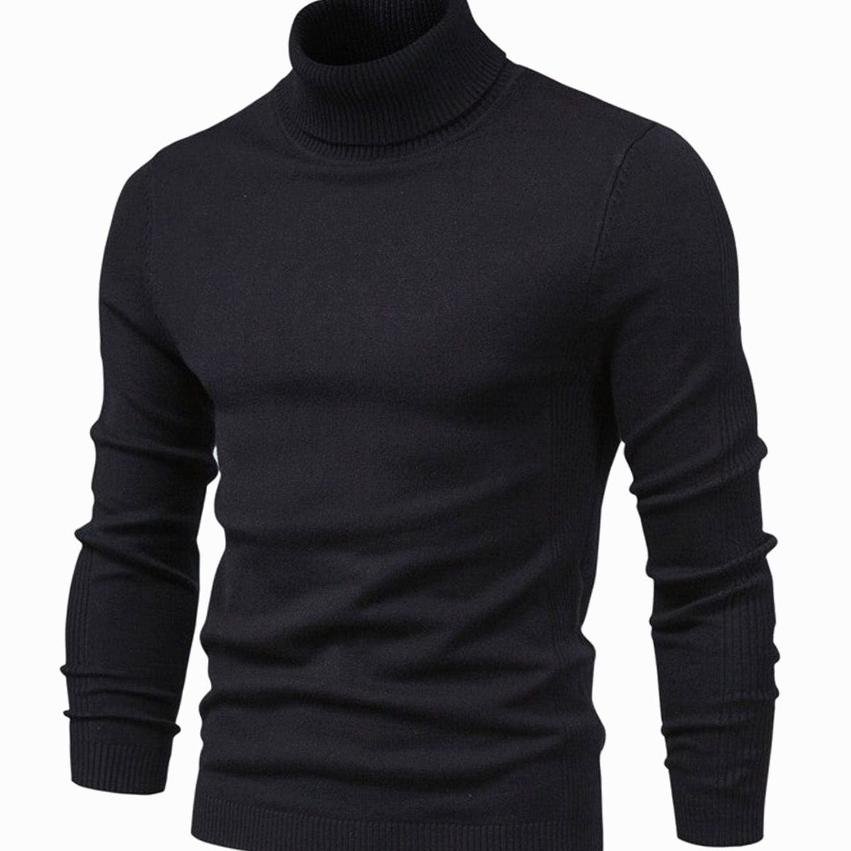 Męski sweter z golfem i długim rękawem-Sweaters for men-Olave