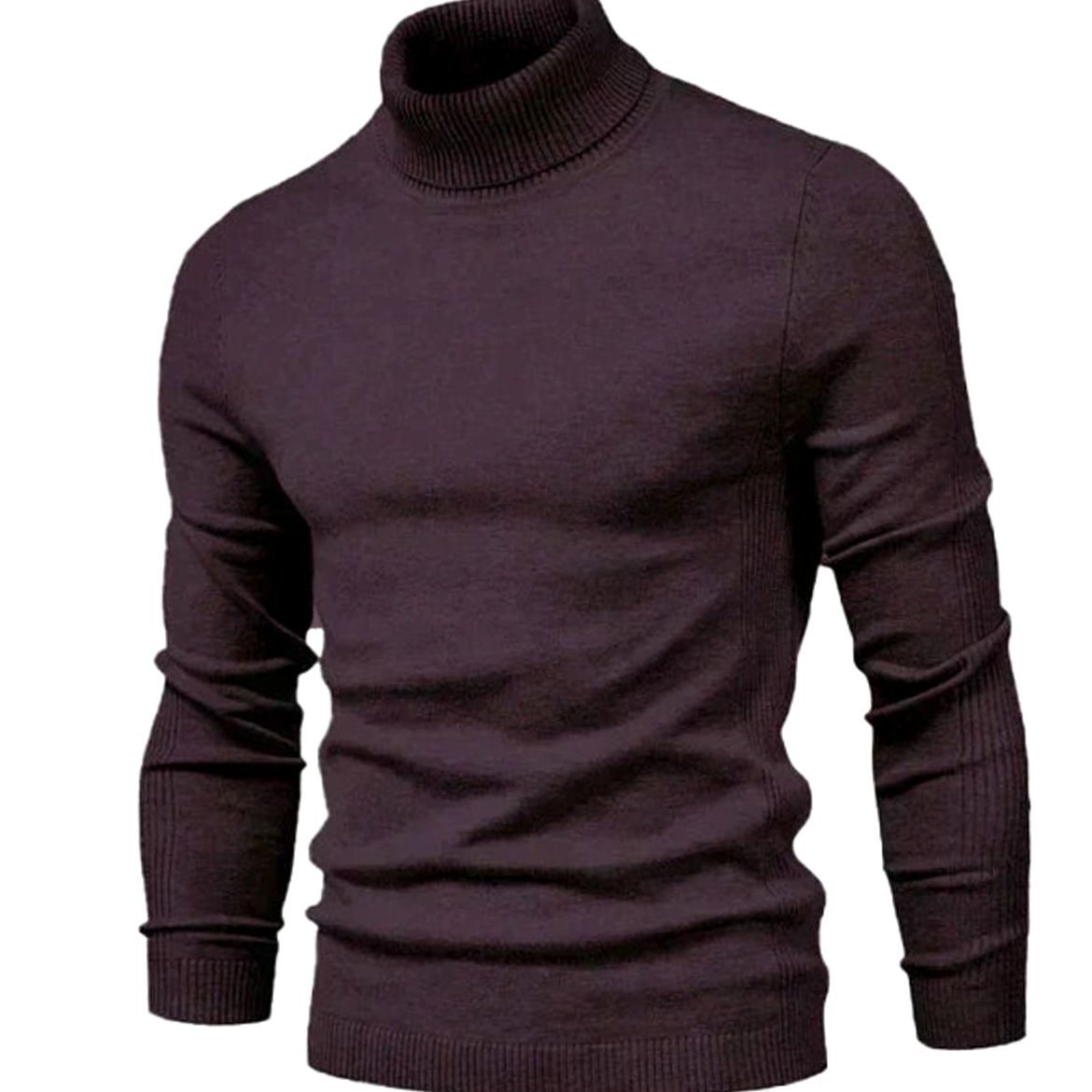 Męski sweter z golfem i długim rękawem-Sweaters for men-Olave