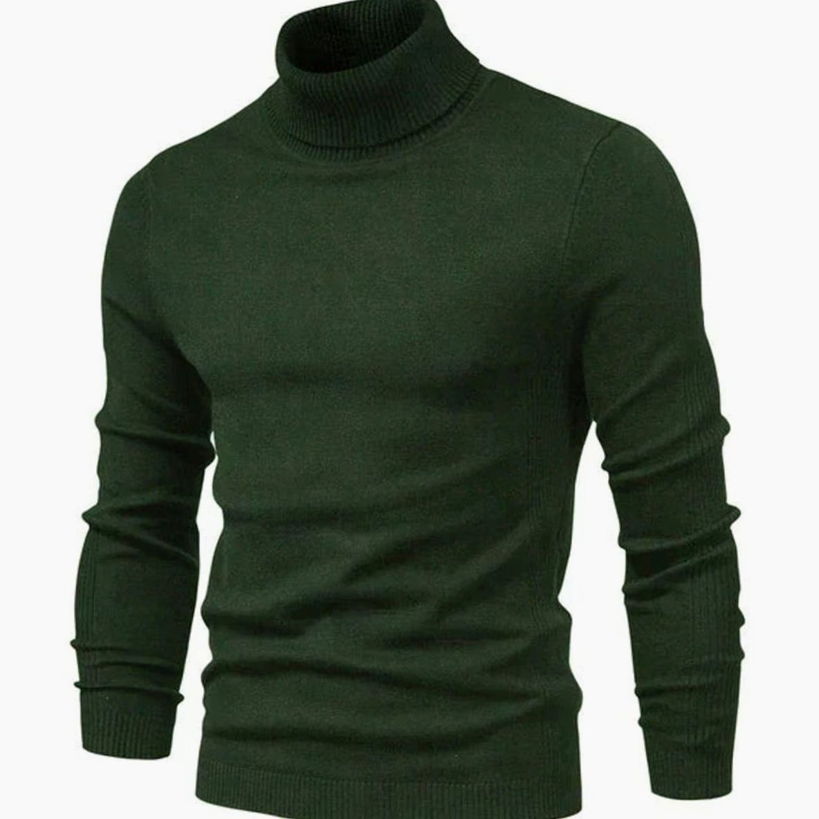 Męski sweter z golfem i długim rękawem-Sweaters for men-Olave