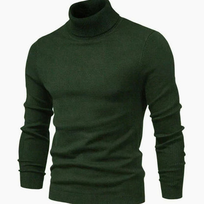 Męski sweter z golfem i długim rękawem-Sweaters for men-Olave