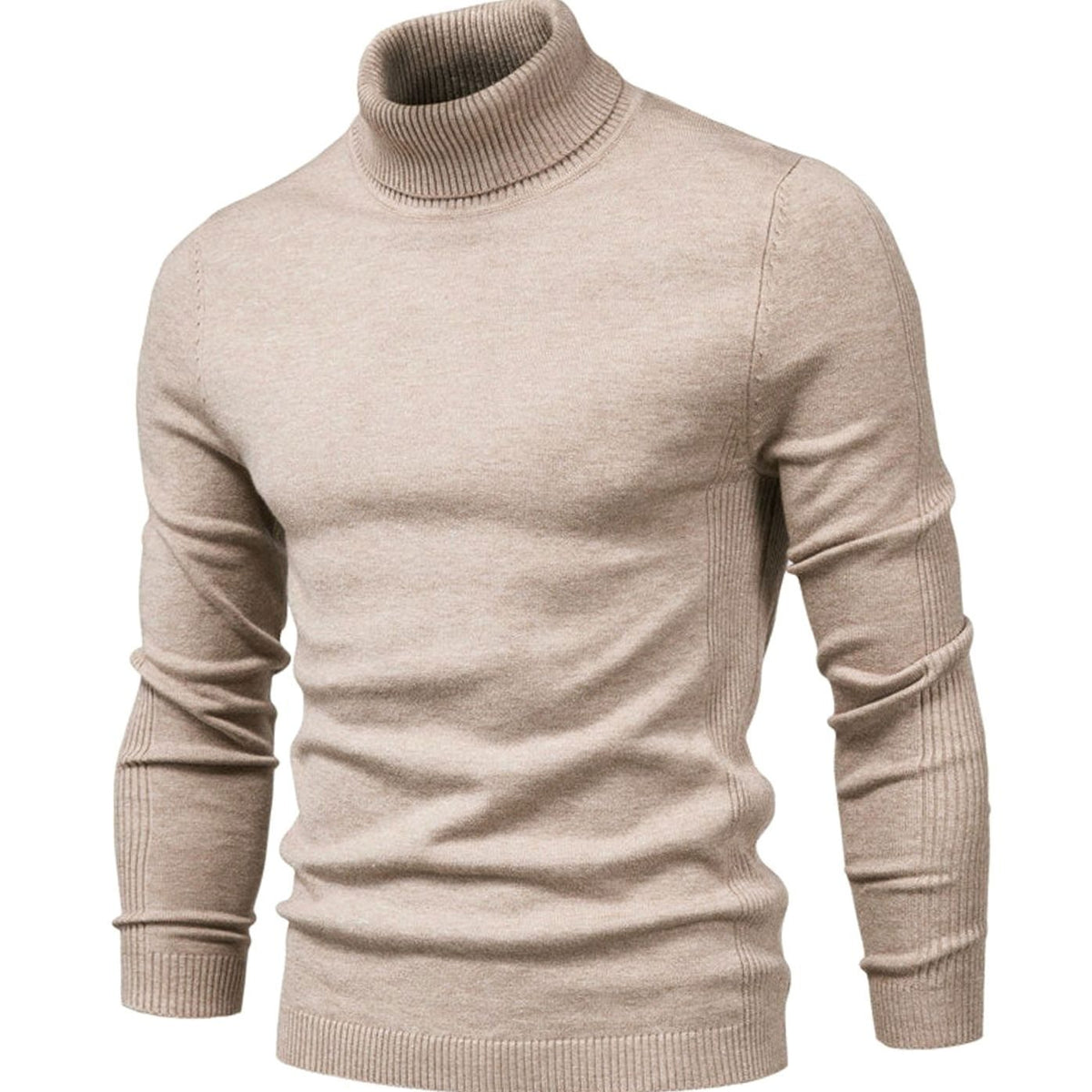 Męski sweter z golfem i długim rękawem-Sweaters for men-Olave
