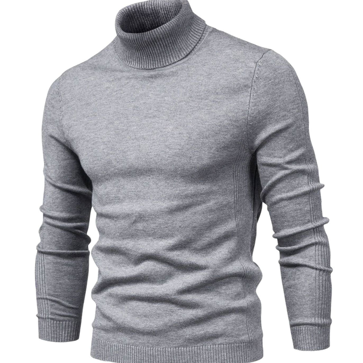 Męski sweter z golfem i długim rękawem-Sweaters for men-Olave