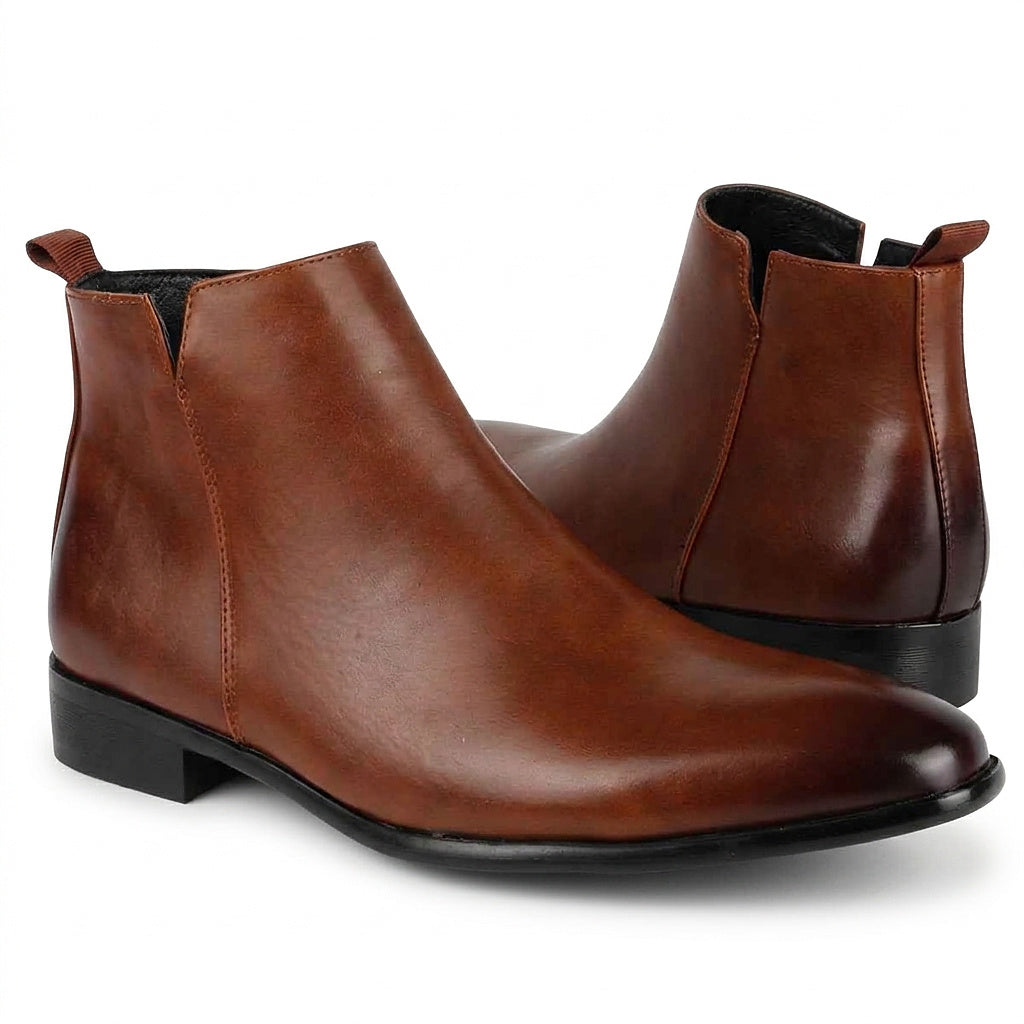 Męskie botki sztyblety z uchwytami-Footwear for men-Olave